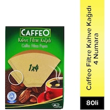 Caffeo 1 x 4 Kahve Filtre Kağıdı 80 Adet