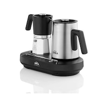 Arzum OK0027 Okka Rich Moka Pot Karıştırıcılı Metal İtalyan ve Türk Kahve Makinesi