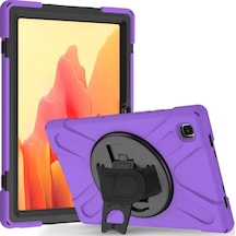Newface Samsung Galaxy T220 Tab A7 Lite 8.7 Kılıf Amazing Tablet Kapak - Mor