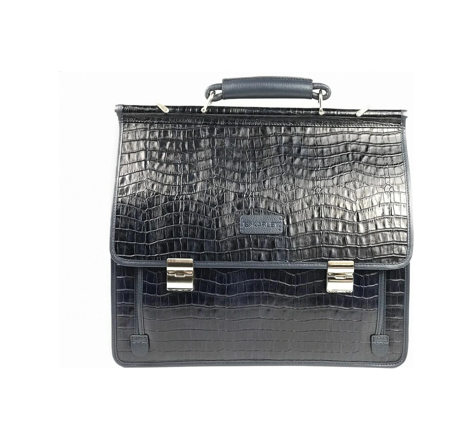 Hakiki Deri Evrak Çantası-114457 Siyah