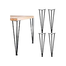 Metal Profil Boru Ayak Yemek Çalışma Masası Dresuar Ayağı 70 Cm