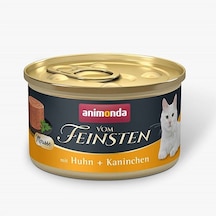Animonda Vom Feinsten Tavuklu Ve Tavşanlı Yetişkin Kedi Konservesi 85 Gr 128-20076.01