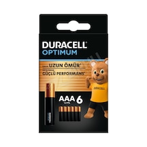 5 Adet Duracell Optimum İnce Kalem 6'lı Aaa