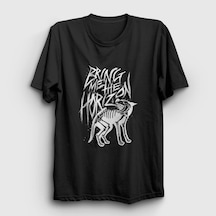 Presmono Unisex Wolf Bring Me The Horizon T-shirt Siyah