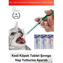 Evcilhayvan Petshop Kedi Köpek Tablet Şırınga Hap Yutturma Aparatı Evcil Hayvan İlaç Verme Enjektör