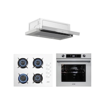 Afm Tech Ve Ferre Grane Beyaz D037 + FM7701 + FM2201 Ankastre Set