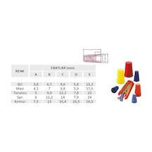 Vidalı Buat Klemensi-zeytin Klemens Gri 3.8 MM