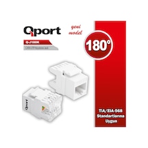 Qport Q-j180k Cat6 180 Derece Keystone Jack-135448