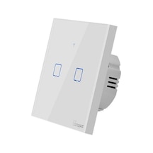 Sonoff TX-T0EU2C Dokunmatik 2'li Wifi Akıllı Işık Anahtarı