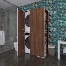 Kenzlife Çamaşır-Kurutma Makinesi Dolabı Kapaklı Foka Cvz 180*090*60 Banyo Arkalıksız Çok Renkli