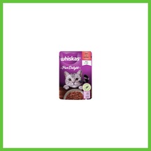 Whiskas Pouch Pure Delight Jöle İçinde Sığır Etli Yetişkin Kedi Konservesi 85 Gr Dmc