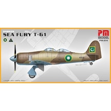 Hawker Sea Fury T-61 Pm Model Avcı-eğitim Uçağı Demonte Plastik Maketi