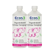 Ecos3 Organik Bebek Çamaşır Temizleyici 30 Yıkama 2 x 1 L