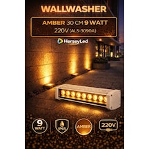 Alles Wallwasher Sarı Amber 30 Cm 9 Watt 220v Amber