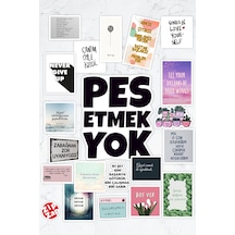 Motto Telefon Laptop Bullet Journal Yapışkanlı Folyo Sticker Paketi 20 Adet Çok Renkli