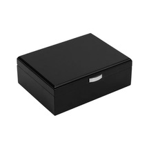 Falconetti Mat Siyah Humidor Puro Kutusu Küllük Makas Seti Rd26