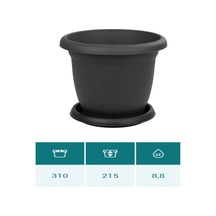 Ucuzzavm Villa Saksı 8.8 Litre Antrasit