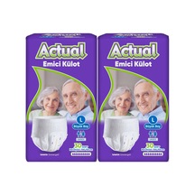 Actual Emici Külot Yetişkin Bezi L - Large - Büyük 60 Adet