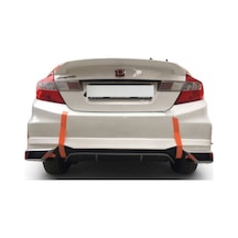 Honda Civic Egzoz Görünümlü Difüzör Plastik Boyasız