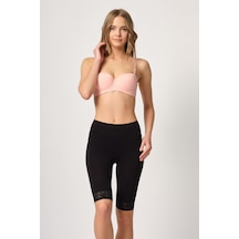 Siyah Mı Emay 3004 Soft Uzun Paça Dantel Boxer Siyah