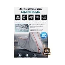 Ktm 250 Sxf Topcase Uyumlu Gri-kırmızı Dikiş.kilitli Motor Brandası.
