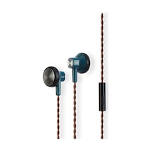 Kosona Jcally Ep02 3.5mm Kablolu Kulaklık, Yarım İçen Tasarım, Doğal Net Ses, Mikrofonlu, Dayanıklı Teli, Mavi