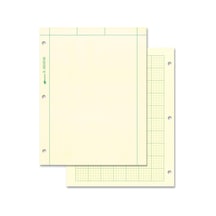 Bilgi İşlem Defteri, 5 X 5 Quad Cetvel Ve Çizgisiz, 8,5 İnç X 11 İnç, 200 Yaprak 42389 , Yeşil Çok Renkli