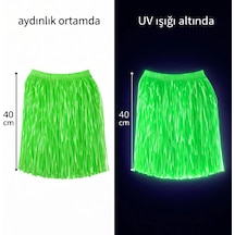 Neon Yeşil Hawaii Parti Eteği 40 Cm "