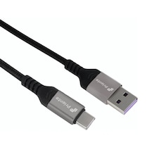 Priente Pd40ca 40w Örgülü Type-c To Usb-a Hızlı Data/şarj Kablosu 1.5 Metre Priente Türkiye li
