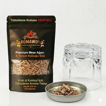 Viski Ve Kokteyl İçin Meşe Ağacı & Tarçın Kabuğu Özü Tütsüleme Aroma Talaşı