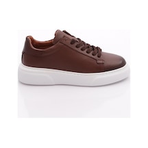Dgn Leo Erkek Sneakers Ayakkabi Taba Floater Beyaz