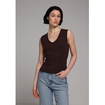 Colin's Colins Slim Fit Kadın Kahverengi Atlet Cl1080980 Q1.v2 Brw