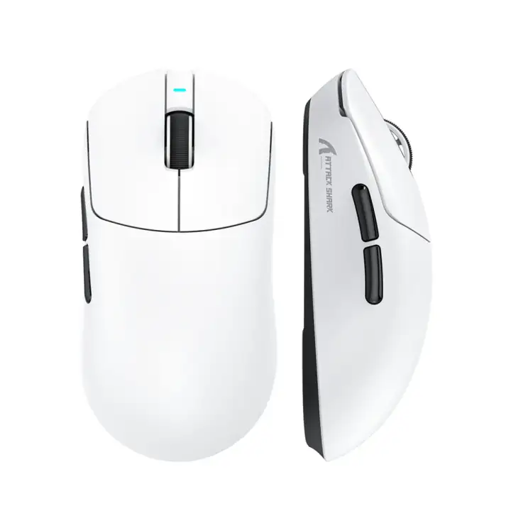 Attack Shark X8 Ultra Beyaz Tri-mode Kablosuz Gaming Mouse As-x8-ultra-wh