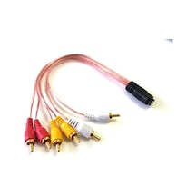 Electroon 3.5Mm Dişi - 6 Rca Erkek 5+1 Kablosu