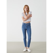Lcw Jeans İndigo Push Up Kadın Jean Pantolon