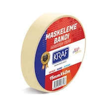 Kraf Maskeleme Bandı 15Mmx40M 4015G