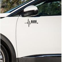 Audi S4 Sticker Sol Sağ Yan Ayna Altı Araç Markalı Sticke