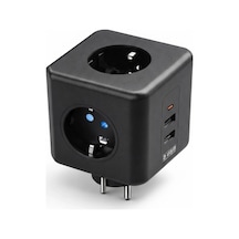 Akım Ve Voltaj Korumalı Küp Priz 3 Usb Destekli Standart Akım Ve Voltaj Korumalı Küp Priz 3 Usb Destekli Standart