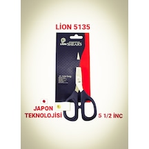Lion Plastik Saplı Iplik Temizleme Nakış Makası 5135 - 13.5