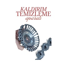 6" İnç Motorlu Tırpan Kaldırım Temizleme Aparatı Taş Duvar Beton Yol Çıkmış Ot Süpürme Kesme