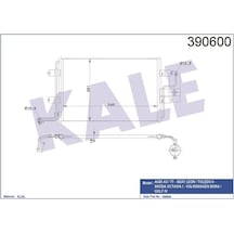 Kale Klıma Radyatoru Vw Golf 98-06 Audı A3 97-03 Seat Leon 00-06 Skoda Octavıa 97-00 Klr-390600