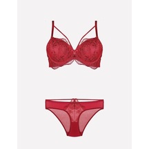 Nurteks 4485 Destekli Sütyen Takım Bordo