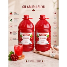 Talaszade Gilaburu Suyu 5 L X 2 Adet - Şeker İlavesiz Koruyucu İçerir - Güven Bitkisel