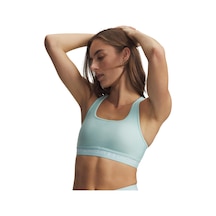 A1361034-703 Under Armour Crossback Mid Bra Kadın Büstiyer Açık Mavi A1361034-703