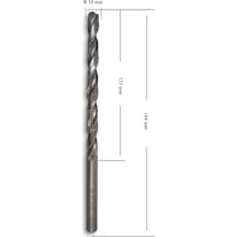 Mte 10 Mm Uzun Metal Matkap Ucu Hss Dın 340