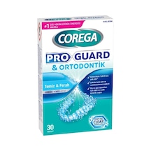 Corega Pro Guard & Ortodontik Günlük Diş Protezi Temizleyici 30 Tablet