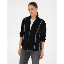 Pierre Cardin Kadın Siyah Hırka Örme 50309108-vr046 Siyah