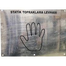 Statik Bakır Kalay Kaplı Topraklama Levhası