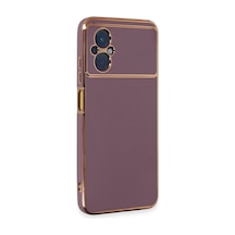 Xiaomi Poco M5 Kılıf Volet Silikon - Mor 0.2M-Çok Renkli