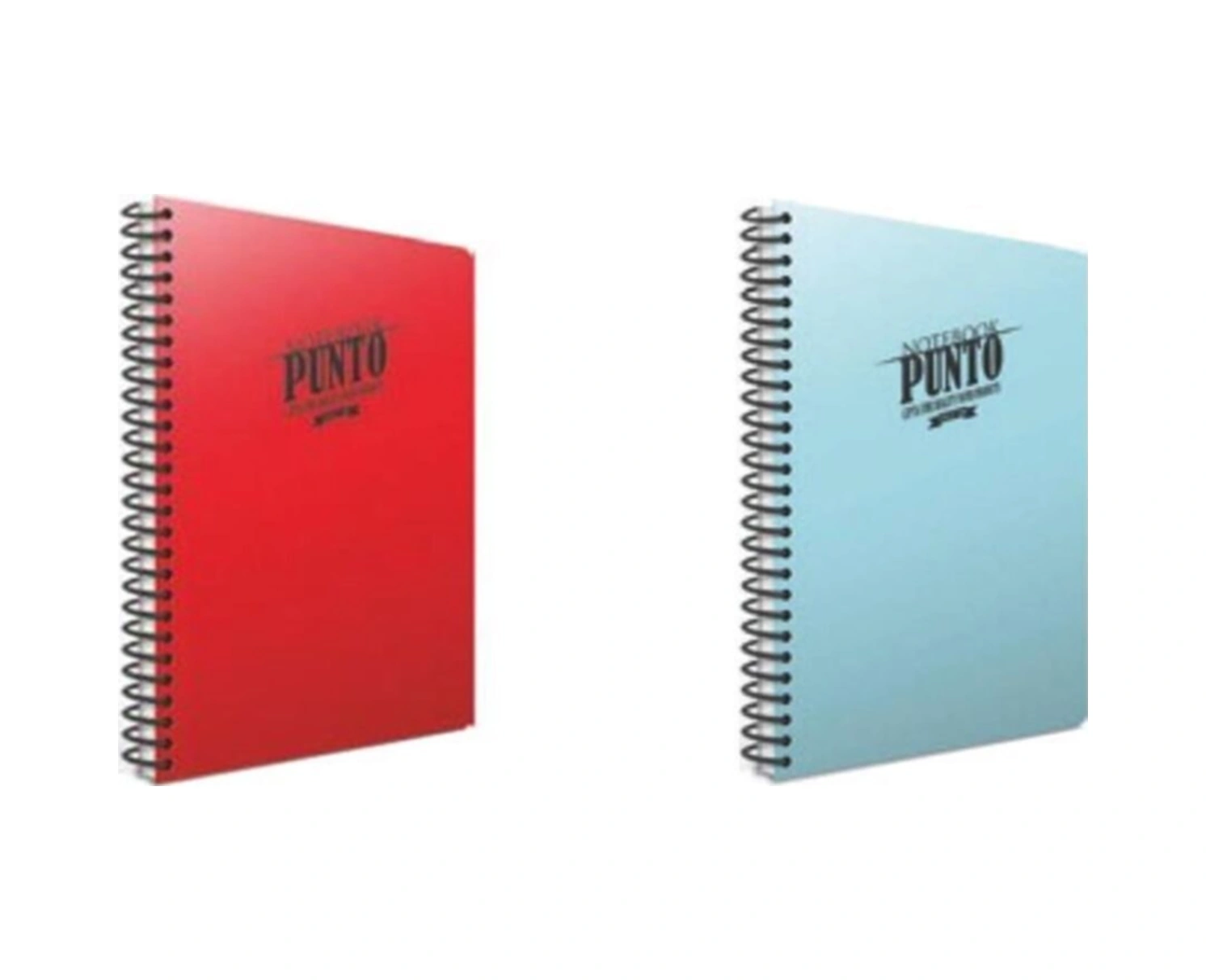 Punto Spiralli A4 80 Yap Pp Kapak Defter Seti Kareli 2'li Karışık Renk